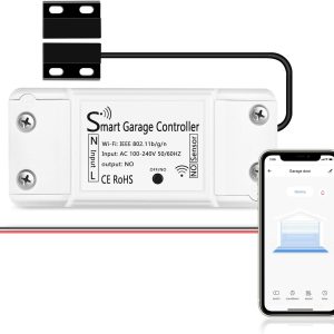 AGSHOME Smart Wi-Fi Garage Door Opener Remote, APP Control, Compatible with Alexa, Google Assistant, No Hub Needed with Smartphone Control