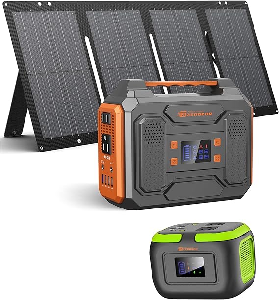 Solar Charger Power Bank 49800mAh Wireless Battery Pack PD18W QC3.0 Fast Charging Built in 3 Cables with USB-C 6 Outputs & 2 Inputs for Cell Phone